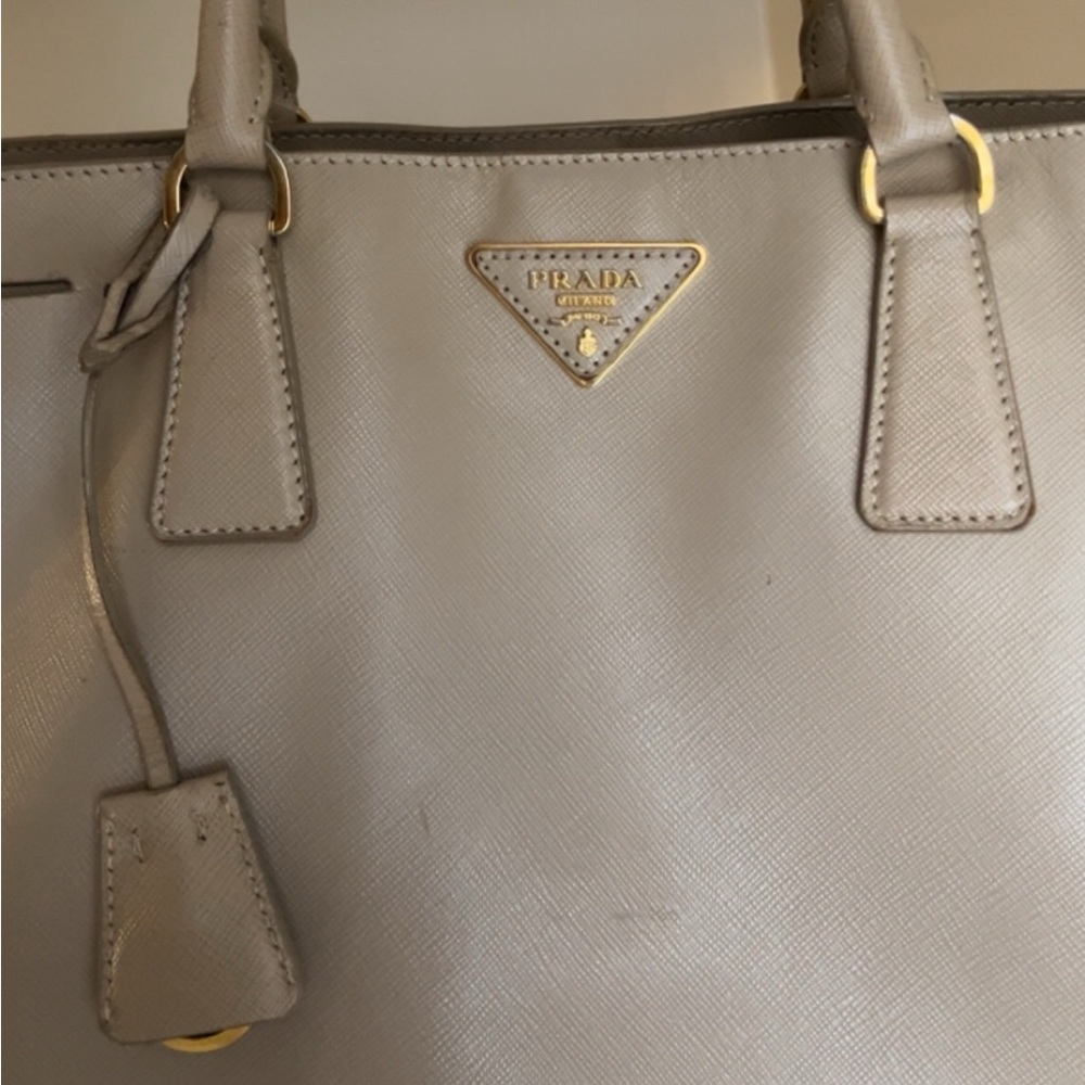 PRADA galleria saffiano large leather tote bag